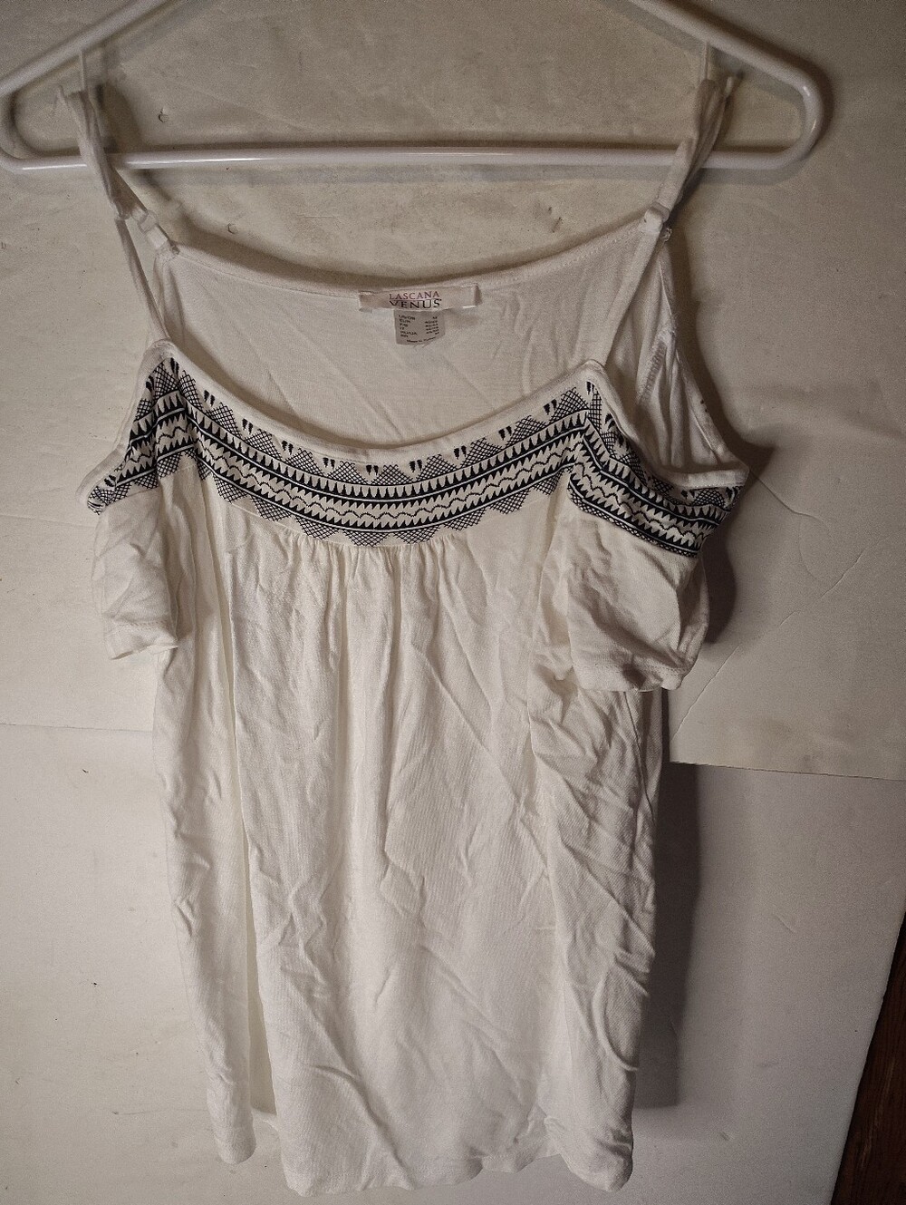 Lascana Venus Women's Off-The-Shoulder Short Sleeve Top White Size Medium